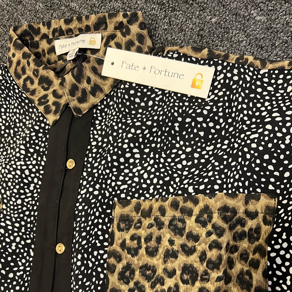 Leopard Design Woman's Tunic